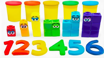 DIY Number Cube Fun! 🔢🌈 Counting, Colors & Math Toy Play for Toddlers