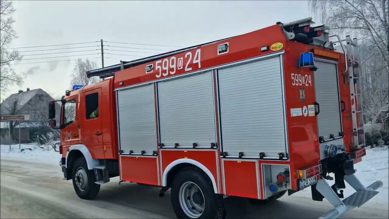 Alarmowo Policja Straż Pożarna Karetki Polska 2024r.