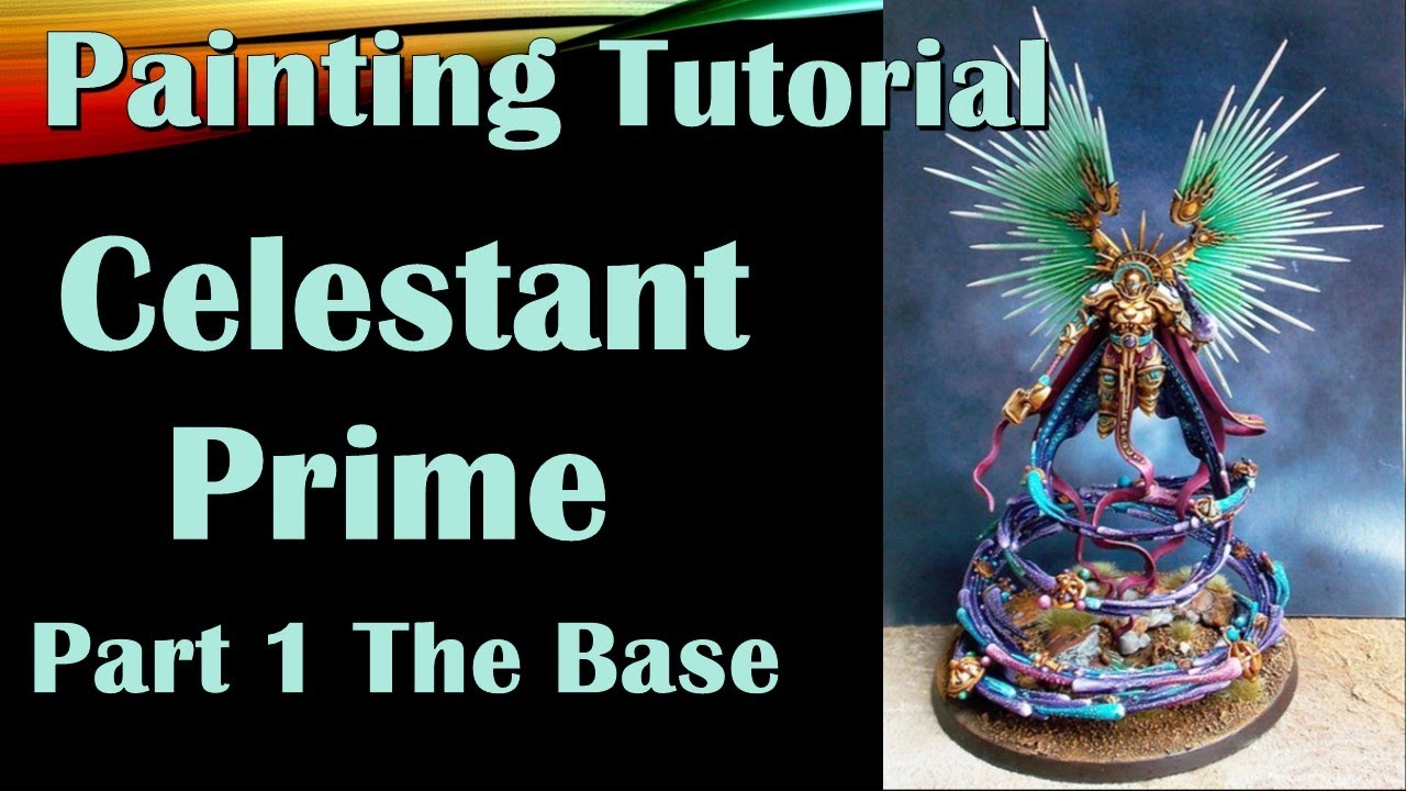 Painting Tutorial Celestant Prime part 1 The Base YouTube