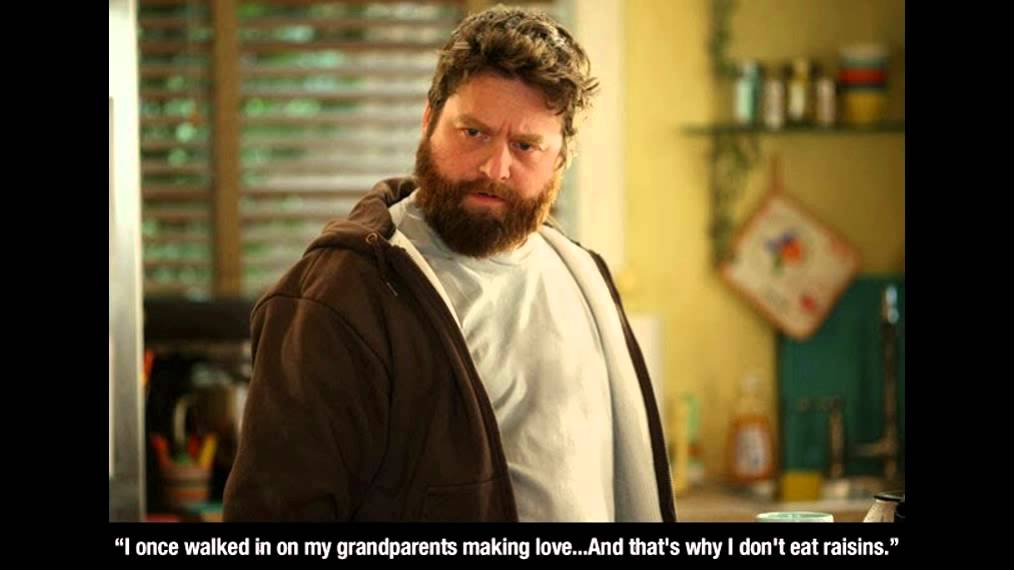 Zach Galifianakis hilarious quotes! YouTube