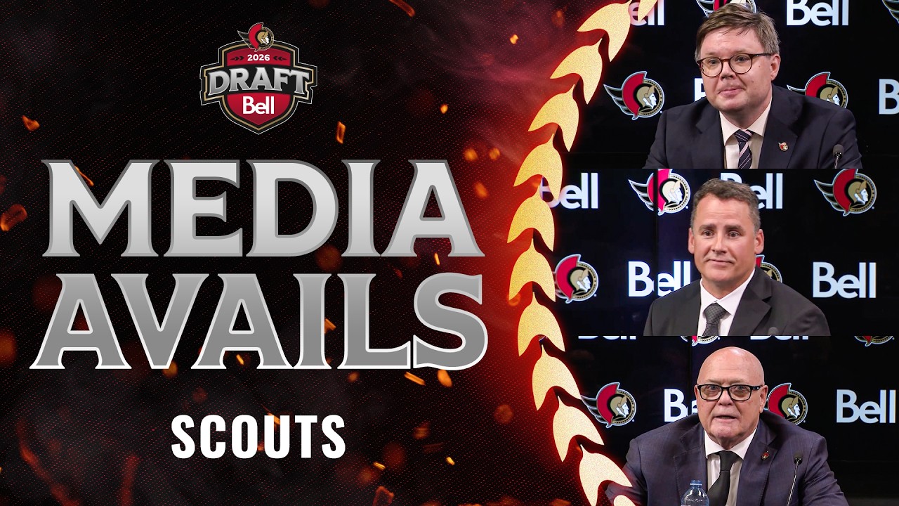 Don Boyd, Beau Moyer, Anders Östberg NHL Draft Media