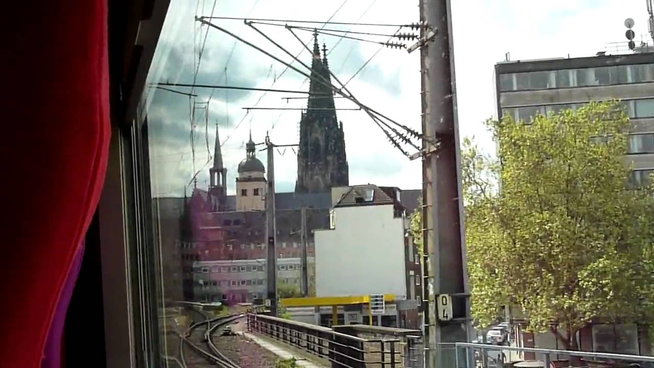 approaching Köln Hauptbahnhof