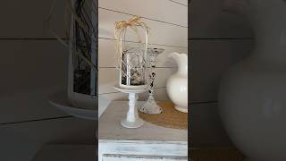 Farmhouse Spring Decor Diy With Goodwill Finds #thriftedhome #ThriftFlip #GoodwillFinds