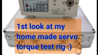 RC servo torque test rig 1st look