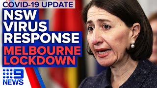 Coronavirus: NSW restrictions unchanged, Melbourne lockdown, QLD border update | 9 News Australia