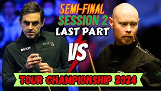 Ronnie O'Sullivan vs Gary Wilson Semifinal | Tour Championship Snooker 2024 | Session 2 - Last Part