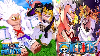 RECRIEI AS MELHORES LUTAS DE ONE PIECE NO BLOX FRUITS!