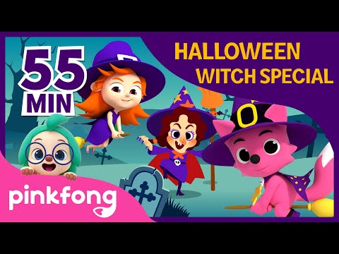 Halloween Witch Special | +Compilation | Halloween Songs | Pinkfong Songs for Children