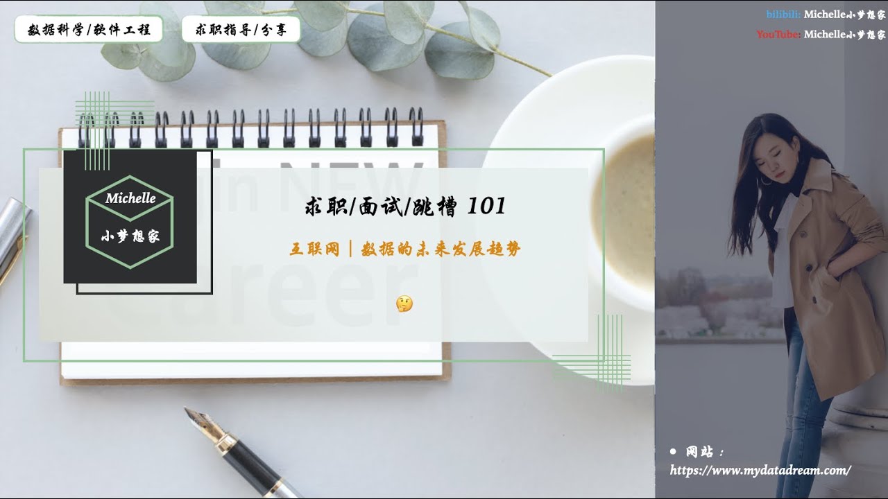 互联网 数据的未来发展趋势 求职小课堂 数据科学 Sde Se Michelle小梦想家 Youtube