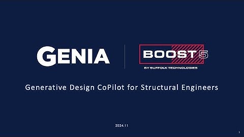 Genia presentation at Suffolk BOOST 5 Demo Day