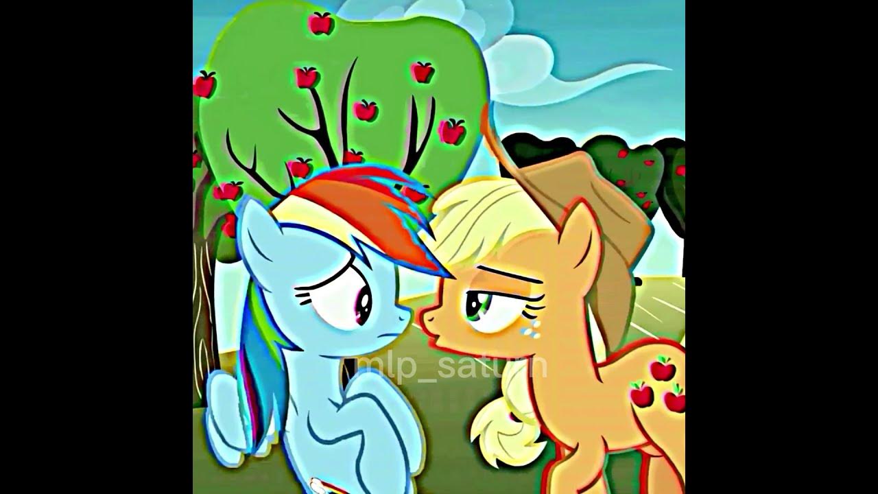 #мультик #mylittlepony #майлитлпони Радуга дэш и Эпл Джэк #млп # ...
