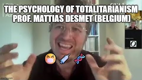 The Psychology of Totalitarianism 😷💉🧬 Reiner Fuellmich, Prof Mattias Desmet, Wolfgang Wodarg