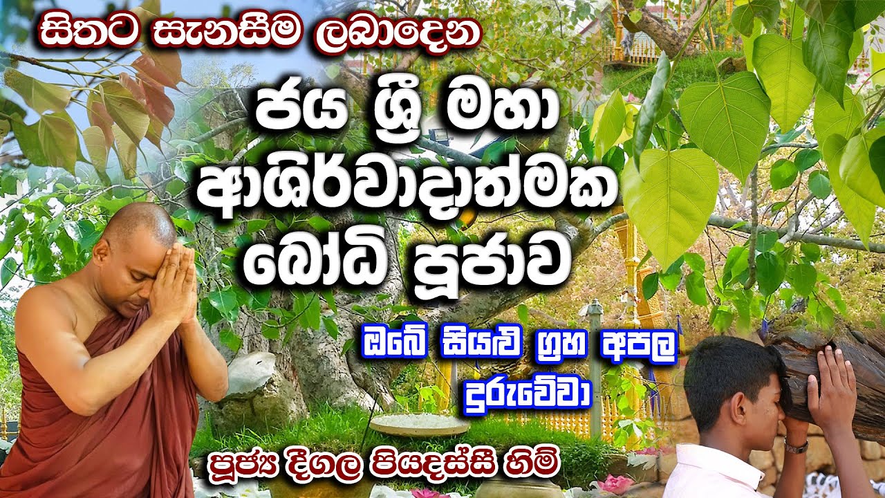 Ven Deegala Piyadassi Thero – Jayasri Maha Bodhi Vandana / ජය ශ්‍රී මහා ආශිර්වාදාත්මක බෝධි පූජාව