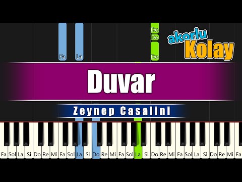 Zeynep Casalini - Duvar - Akorlu Kolay Piyano