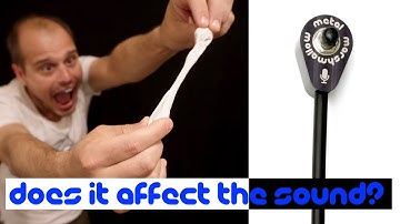 How to stick a contact microphone to things