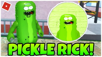 How to get “PICKLE” BADGE + PICKLE RICK MORPH in INFECTEDDEVELOPER’S PIGGY ROLEPLAY - ROBLOX