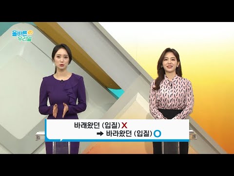[올바른 우리말] &amp;#39;바래다&amp;#39;와 &amp;#39;바라다&amp;#39; 틀리지 않게 사용하기!