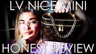 USING MY LOUIS VUITTON NICE MINI AS A HANDBAG! 😲 MY THOUGHTS 🤩 | What fits? Worth the price tag? 💸