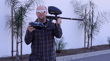 HK T-REX Paintball Gun - Shooting