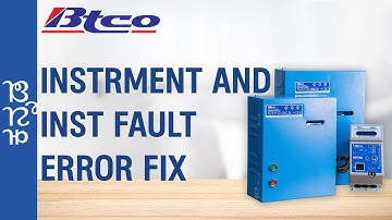 How to Fix Instrment and INST Fault on BTCO Submersible Motor Starters - Kannada Tutorial