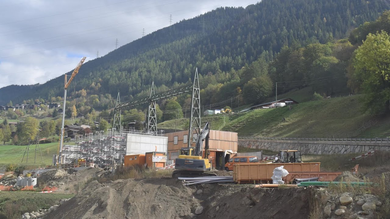 Neubau des Betriebsgebäudes im Unterwerk Ernen