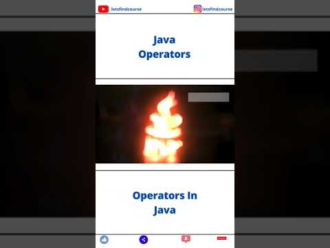 Java Operators | Operators In Java #java
