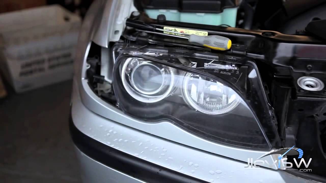 BMW E46 Headlight Disassembly YouTube