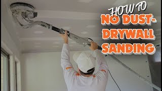 Sanding With An Electric Drywall Vacuum