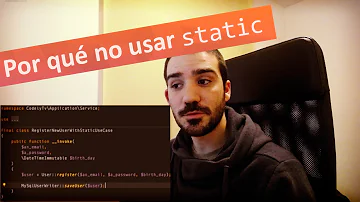 ¿Por qué no debemos utilizar el método estático?