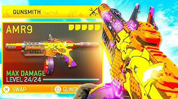 new MAX DAMAGE AMR9 CLASS SETUP is BROKEN in WARZONE! (Best AMR9 Loadout)