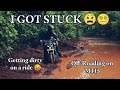 I GOT STUCK WHILE OFFROADING 😱 SHADOW GETS WET AND DIRTY 😔 #mt15 #explore #funny #yt #fyp