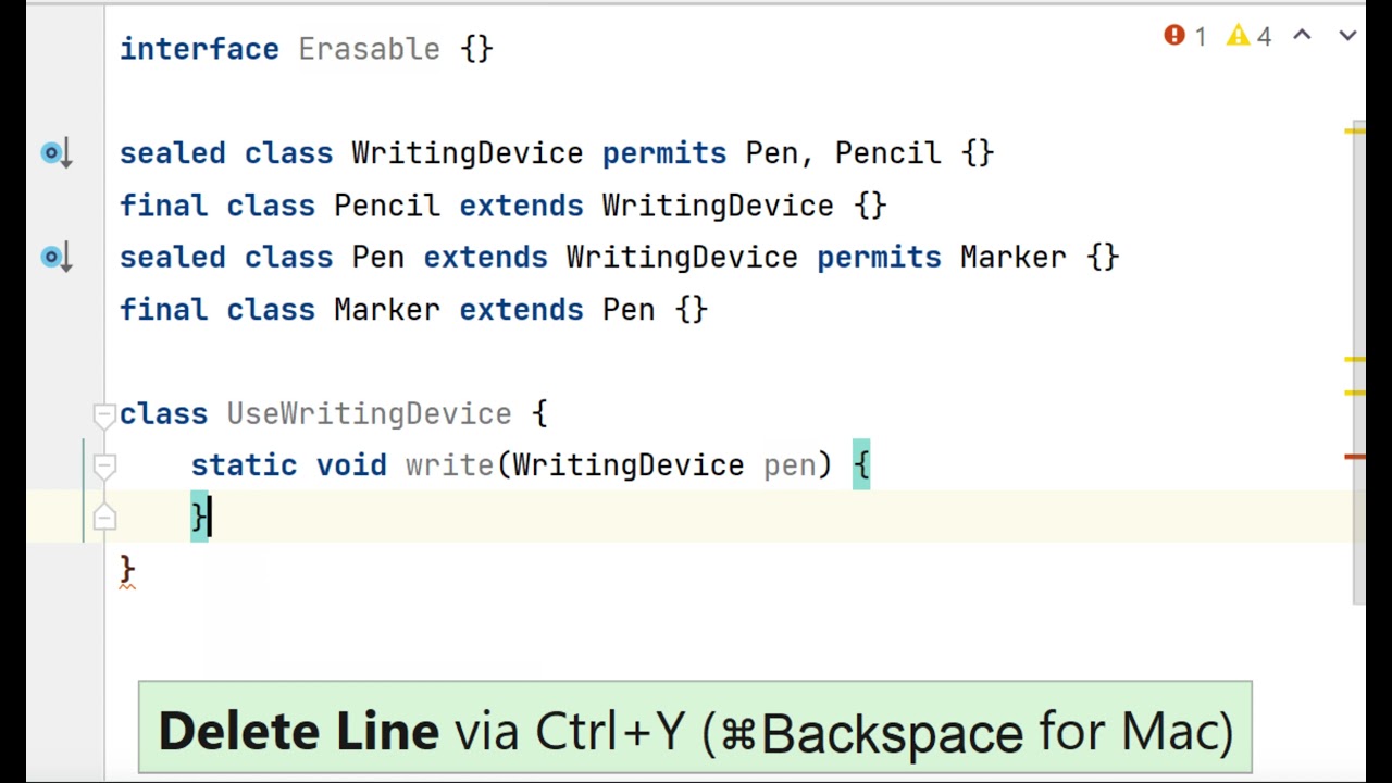 Java Code Daily on X: Sealed classes in Java 17, allow you to