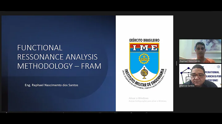 Introduction to Functional Ressonance Analysis Methodology (FRAM) - English Version