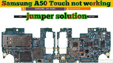 Samsung A50(A505f) Touch not working problem solved|#thesoilboy
