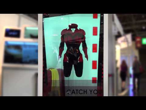 84 Inch Ultra-HD Transparent LCD Screen - see-through 4K Display
