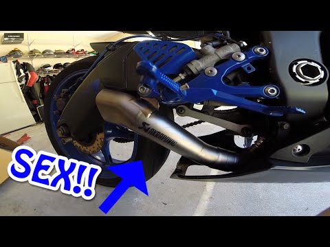Akrapovic Megaphone Exhaust - 2007 R6 - YouTube