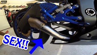 Akrapovic Megaphone Exhaust - 2007 R6