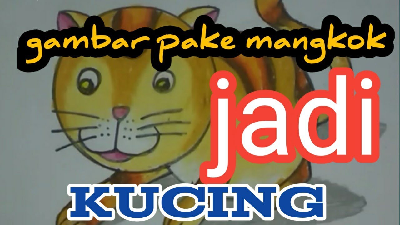  CARA  MENGGAMBAR  KUCING  DENGAN  CARA  SANGAT MUDAH  BANGET 