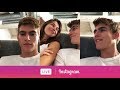 Presley Gerber's Instagram Live with girlfriend Charlotte D'Alessio. (May 3, 2018)