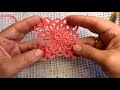 Цветочный МОТИВ Безотрывное вязание КРЮЧКОМ ,crochet beautiful pattern  ( узор № 312)