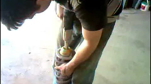 how not to release a coil spring