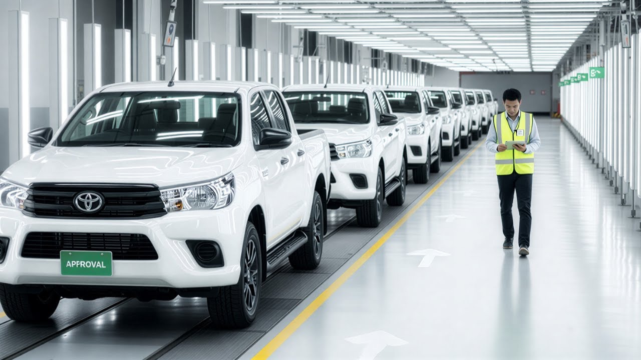 How Toyota Produces Thousands of Hilux Revo Trucks Daily | Inside the Factory