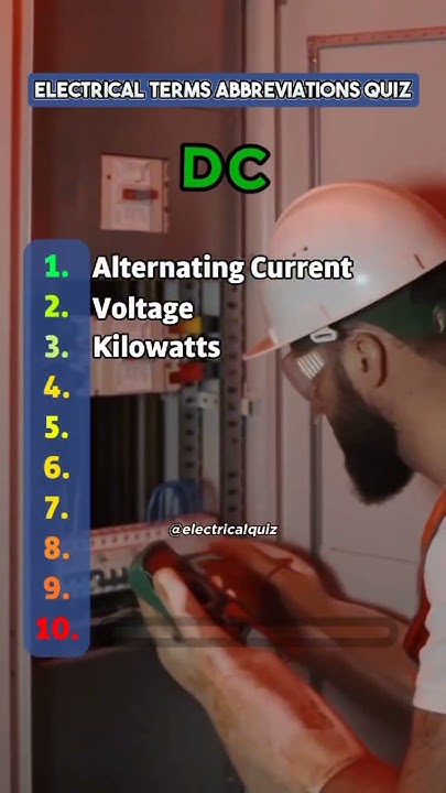 electrical-terms-abbreviation-quiz-questions-and-answers