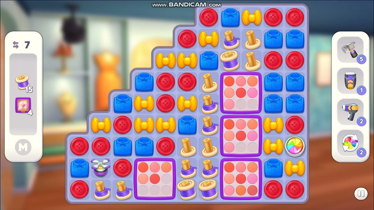 Makeover Match - Swap & Style level 259 no power-ups