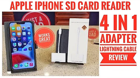 How To Connect Camera SD Card Reader to iPhone Lightning Adapter