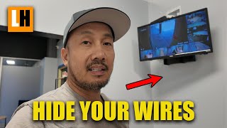 NVR Security Camera System and Monitor Wall Setup - No Wires Showing! by LifeHackster 9,089 views 3 weeks ago 6 minutes, 49 seconds