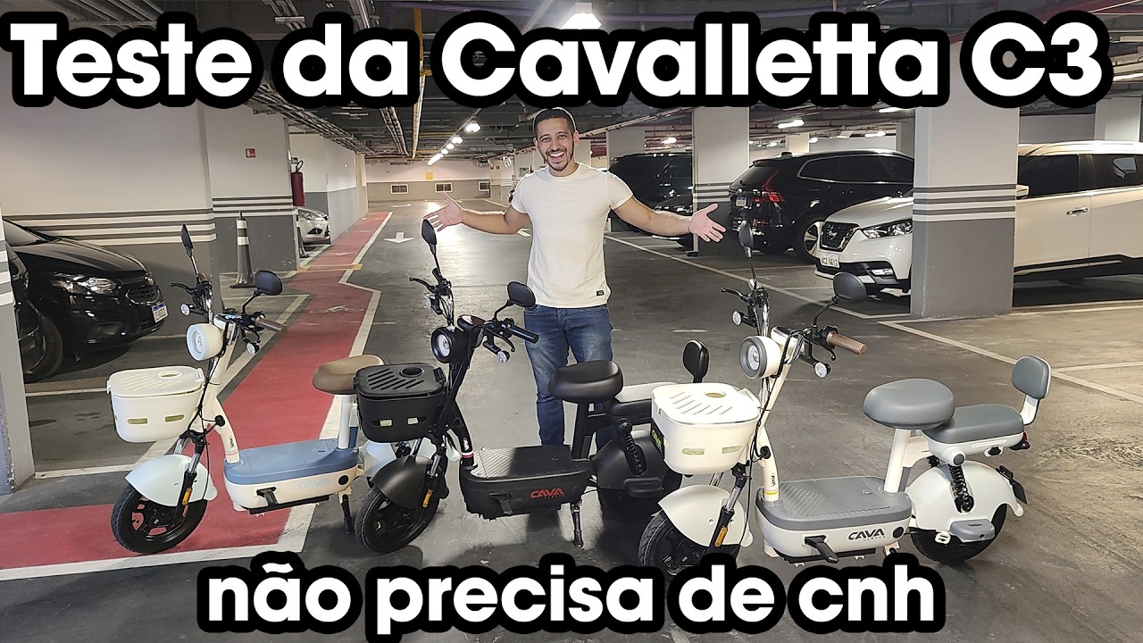 TESTAMOS A SCOOTER ELÉTRICA CAVALLETTA C3 | MUITO LEVE, MUITO FORTE E MUITA AUTONOMIA.