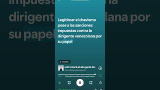 El Gobierno blanquea a Delcy Rodríguez. Es la mañana de Federico. Luis Díaz