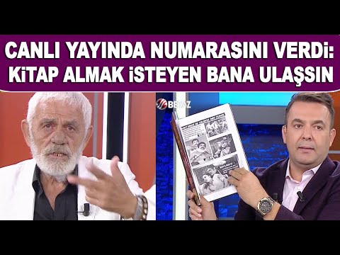 Kitap satarak geçimini sağlayan yeşilcam efsanesi canlı yayında cep telefonu numarasını verdi