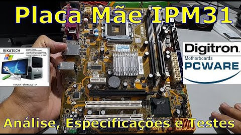 Placa mãe IPM31 LGA775 DDR2 - Análise, Especificações e Testes